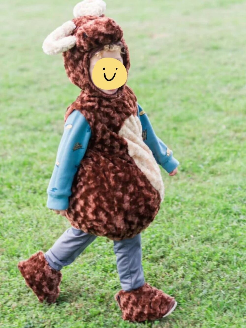 Underwraps Kids Moose Halloween Costume Brown Plush Size Large